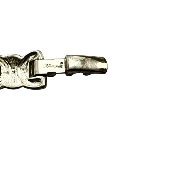 Krementz Two Tone Gold Silver Link Collar Necklace Vintage Designer Jewelry - Picture 8 of 9